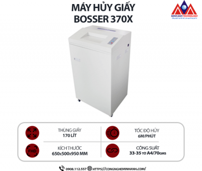 Máy hủy giấy BOSSER 370X