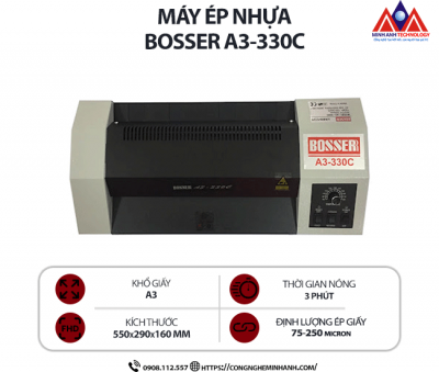 Máy ép nhựa BOSSER A3-330C