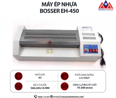 Máy ép nhựa BOSSER EH-450
