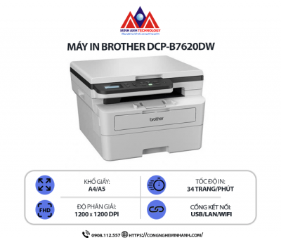 Máy in Brother DCP-B7620DW – In Laser Đa Năng, In 2 Mặt Tự Động, Kết Nối WiFi, In Di Động, Tiết Kiệm Mực Máy in Brother DCP-B7620DW – In Laser Đa Năng, In 2 Mặt Tự Động, Kết Nối WiFi, In Di Động, Tiết Kiệm Mực
