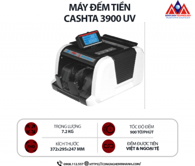 Máy đếm tiền CASHTA 3900UV