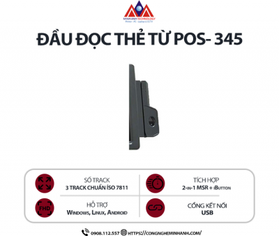 Đầu đọc thẻ từ cho máy POS-345