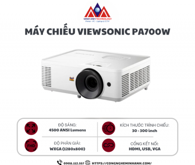 Máy chiếu Viewsonic PA700W