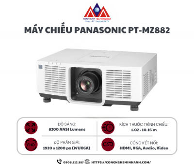 Máy chiếu Panasonic PT-MZ882W (4K)
