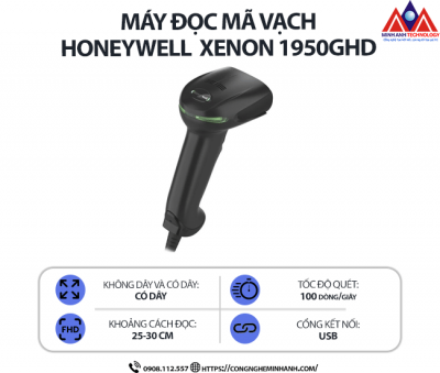 Máy đọc mã vạch Honeywell Xenon 1950GHD