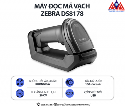 Máy đọc mã vạch Zebra DS8178
