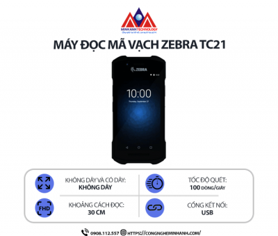 Máy đọc mã vạch Zebra TC21
