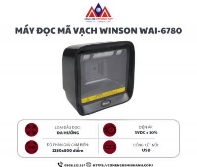 Máy quét mã vạch đa tia Winson WAI-6780