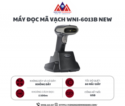 Máy đọc mã vạch WNI-6013B New