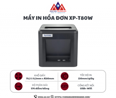 Máy in hóa đơn XP-T80W