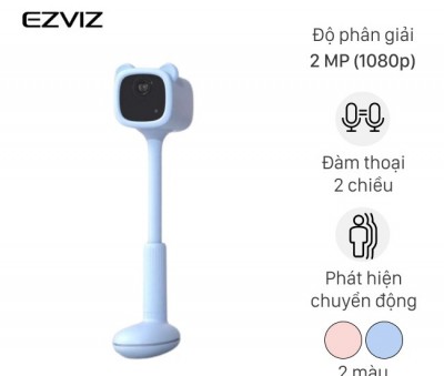Camera Wifi EZVIZ BM1 2MP – Camera Em Bé Không Dây, Pin Sạc, Báo Khóc, Theo Dõi Bé Từ Xa