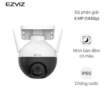 Camera Wifi Ezviz C8W  – Full HD, Đàm Thoại 2 Chiều, Chống Nước IP66