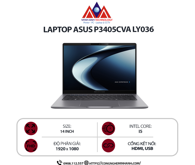 Máy tính xách tay Asus P3405CVA-LY0363 (14