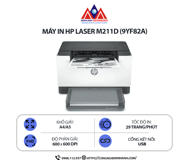 Đánh Giá Máy In HP M211D: In 2 Mặt Tự Động Dưới 3 Triệu
